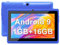Haehne Tablet 7 Zoll, Android 9 Betriebssystem Tablet PC, Quad Core Prozessor, 1GB RAM + 16GB ROM, 1024 * 600 HD IPS, WiFi, 2500mAh, Bluetooth, Blau