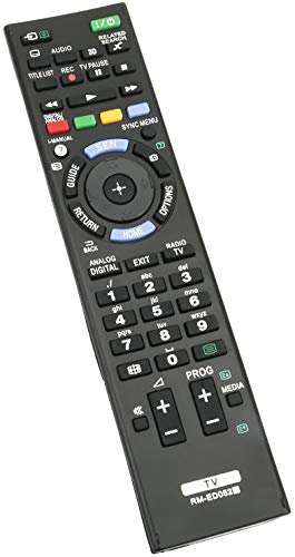 RM-ED052 ErsatzFernbedienung -VINABTY RMED052 Fernbedienung für Sony KD-79X9005 KDL-46HX75G KDL-55HX855 KDL-40HX855 KDL-46HX855 KDL-55W805B KDL-46W905A KDL-42W805A KDL-32R433 KDL-50W815B KDL-55W905A