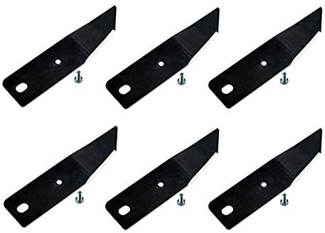 6X 10,3 CM Rasenmähermesser AL-KO Robolinho EFCO BRILL OLEO MAC SOLO 119459