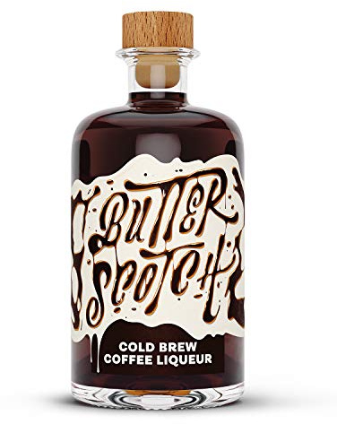 Butterscotch Kaffeelikör I Ideal für Espresso Martini I 20% Vol. (1 x 0.5 l) I Vegan
