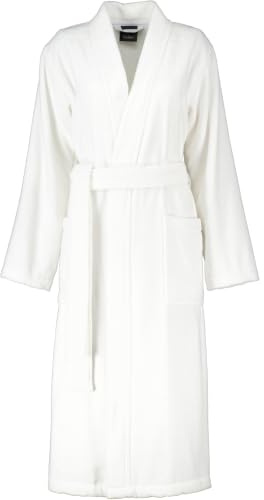 Cawö Home Bademäntel Damen Kimono Uni 826 weiß - 67 M