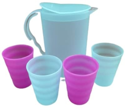 Tupperware Mini Impressions Lot de 5 verres à pichet pour enfants