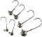 Tungsten Jigköpfe, LMAB bleifreie Jig-Haken Set, für Gummifische & Gummiköder, zum Angeln auf Barsch, Zander & Hecht, alle Größen und Gewichte (Hakengröße 3/0, 7,2 Gramm)