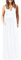 AUSELILY Ete Robe Longue Femme Maxi Robe V Col sans Manches avec Poches Blanc XL
