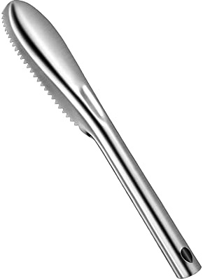 JINSHIN Fish Scaler, Fish Scale Remover, Fish Scale Scraper, Fish Scaler Remover Set (Silver2)