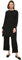 Trendyol Damen Women Plain Pearl/Stapled/Stone/Eyelet Detailed Woven Tunic Modest Top-Bottom Sets Hemd, Black, 68 (2er Pack)