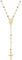 Amen CRO10GARVE4 Damen-Halskette Rosenkranz Kristalle mehrfarbig Gold, Silber, Goldfarben