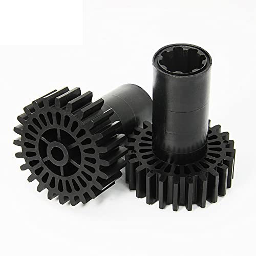 PAIHUIART Zubehör 2 Stück Zahnräder Ersatzteile für Fleischwolf Kunststoff Fleischwolf Rad MCL07DV Kompatibel mit Braun Power Plus G1100 G1300 G1500 G3000 KG23 KG24
