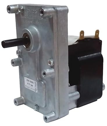 OdM FB1324 Moteur à engrenages pour poêles à granulés série T3, alimentation 220VAC. Vitesse : 2 tr/min.