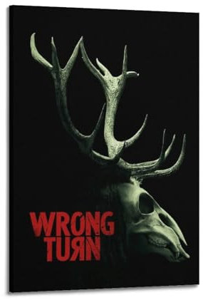 Zamm Leinwandposter Wrong Turn The Foundation, Wandkunst, dekoratives Gemälde, Poster, 20 x 30 cm, Rahmenstil