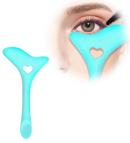 Eyeliner-Schablonen Flügelspitzen, Silikon-Eyeliner-Hilfe, Multifunktion Lippenstift, Gesichtscreme, wiederverwendbares Silikon-Eyeliner-Werkzeug (Blau)