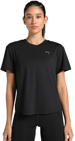 PUMA Unisex Move CLOUDSPUN Loose FIT Tee - Regular Length T-Shirts, PUMA Black, S