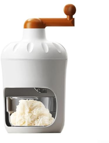 Máquina de hielo de afeitar, trituradora de hielo manual con cuchillas engrosadas, disfruta de granizados caseros