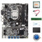 KICHI B75 Mining Motherboard Kit+CPU+Fan+4G DDR3 RAM+120G SSD+SATA Cable+Thermal Grease 8 USB3.0(PCIE1X) LGA1155 DDR3 SATA3.0
