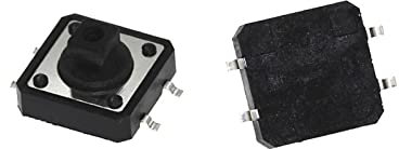 500PCS 12 * 12 * 7,3 Light Touch Schalter SMD Mikroschalter 12x12x7,3mm 4pins Druckschalter Hochtemperaturbeständig