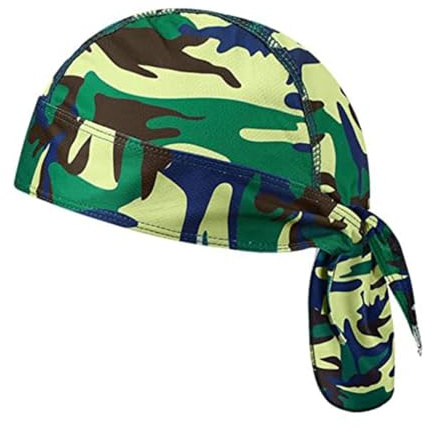 Vdaxvme Cooler Piratenhut für Damen und Herren, modisch, verstellbar, lässiger Turban-Hut, Stirnband, atmungsaktiv, Hip-Hop-Hut, Kopfbedeckung