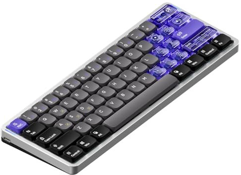 nuphy Air60 HE Magnetic Gaming Keyboard,61 Keys Rapid Trigger,60% Compact,Actuation Point Adjustable,8K Hz Polling Rate,Hall Effect keyboared Low-Profile Magnetic Jade Switch