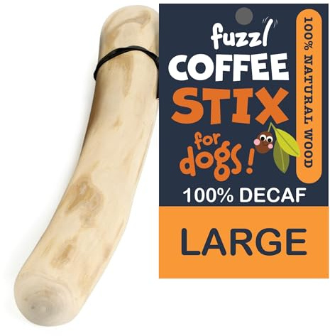 Fuzzl Coffee Stix Kauspielzeug für große Hunde, natürliches Kauspielzeug für große Hunde, robustes Hundespielzeug, Hundeknochen, langlebig, für aggressive Kauer, starkes Spielzeug für Hunde, langlebig