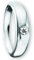 Zirkonia Taufring Anhänger aus 925 Silber