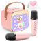 LUVTOY Karaoke Machine 2 Microphones: [Exclusive Customization] - Unicorn Gifts for Girls - Girls Toys Age 3-12 - Girls Gifts Microphone Toys for 3-15 Year Old Girls - Easter Gifts for Girls Kids