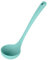 U-Taste Mestolo per zuppa in silicone da 27 cm: Mestolo da portata antiaderente resistente al calore a 315℃, Cucchiaio da cucina con manico antiscivolo per mescolare salse, stufati, sughi (Aqua Sky)