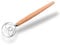 Danish Dough Whisk, Double Eyes Stainless Steel Bread Dough Whisk, Hand Bread Dough Mixer with Wooden Handle for Pastry, Baking Cake, Sourdough, Dessert, Pizza (L)