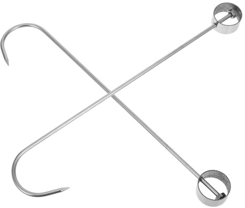 HEALLILY 2 Stück J-haken aus Edelstahl zum Aufhängen von