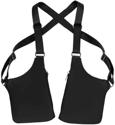 Raypontia 27,5x31cm Unterarm-Umhängetasche Für Herren, Diebstahlsichere Tasche, Leder Schulter Holster Tasche, Verstellbare Handy Holstertasche, Retro Unterarm Holster Pouch Tasche Für Outdoor Reisen