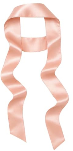 WHIPPY Damen Satinband Gürtel für Jeans Elegant Kleid Gürtel 5x180cm Schal Haar Hut Zubehör