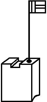 Asein Kohlebürsten 0354 für Milwaukee Hammer PH30 Power X, PH28, PH28X, PH30 POWERX - 5x10x18,5mm - 0,20x0,39x0,73'' - Mit Federn, Kabel und Stecker - Ersatz für Original