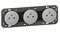 Legrand 600433 Triple prise de courant 2P+T Surface dooxie 16A précâblées finition alu