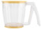 Hand Tasse Mehlsieb Mesh Kurbel Shaker Sieb Tasse Sieb Pulver Backen Liefert Werkzeuge mit Deckel Backen