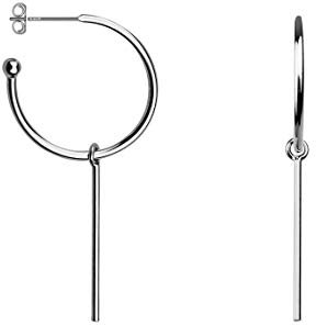 SOFIA MILANI - Damen Ohrringe 925 Silber - Ohrstecker Creole Stab - 20657