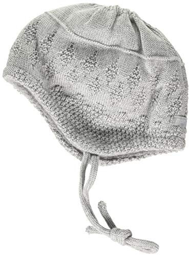 maximo Baby-Mädchen Band Beanie-Mütze, Graumeliert, 39