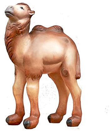 ChoralisWoodArt Kamel für Krippen, farbe, 9 cm