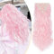 S-noilite - Extension a Clip Cheveux Naturel Clip in Hair Extensions Tête Pleine 8 Bandes 18 Clips 60cm Ondulé - Rose clair
