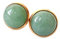Ohrstecker Aventurin grün Edelstein Ohrringe silbern golden bronze Stecker Juvelato