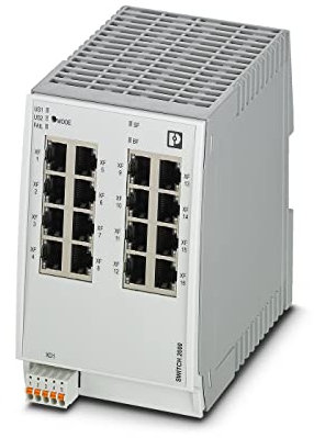 PHOENIX CONTACT FL SWITCH 2216 PN Industriell Ethernet-Switch 2000, 16 RJ45-Ports 10/100MBit/s, IP20 Schutzart, Profinet Conformance-Class B, Profinet-Mode Voreingestellt, Profinet-Status LEDs