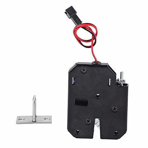 BuyWeek Serrure électronique d'armoire, DC 12V Verrou de commande électrique Interrupteur de tiroir Verrouillage Verrouillage électromagnétique sans interrupteur de détection