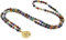 COAI Geschenkideen Unisex Verknotete 108 Mala Kette Meditationskette Gebetskette aus Facettierten Edelsteinen mit NAMASTE Charm