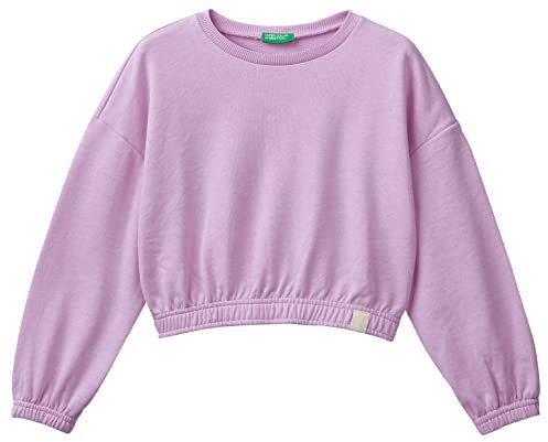 United Colors Of Benetton G/C M/L 3uhrc10at, Maglia Di Tuta Bambine E Ragazze, Lilla 8k1, 120