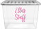 Personalised Stuff Vinyl Sticker Decal Transfer Label for Storage, Box, Container, Tin, Jar. Home, Kitchen Organisation (Large - 6cm Tall Capital Letter Height)