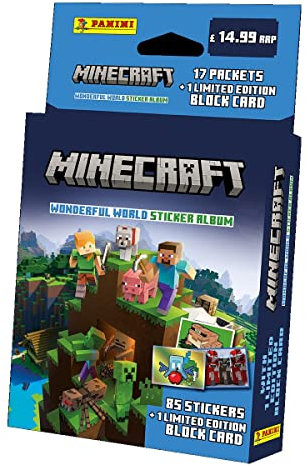 Panini Minecraft Wonderful World Sticker Collection Multiset