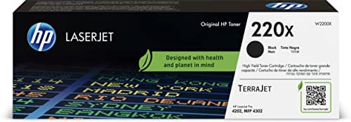 HP 220X Schwarz Original Laserjet-​Tonerkartusche