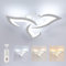 Comely LED Deckenleuchte Dimmbar, Moderne Acryl Deckenlampe 35W 3937LM, 3000K-6500K, Deckenbeleuchtung mit Fernbedienung für Schlafzimmer Wohnzimmer, Dia 58cm
