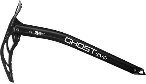 GRIVEL Ghost EVO Black Ice Axe 45 cm CE Mountaineering Light Pilots, Unisex Adults, 45
