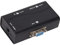 Splitter VGA 1 Ingresso 2 Uscite, Alta Definizione 1080P, Interfaccia Placcata Oro, Guscio in ABS, Senza Guida, Lunga Distanza, Splitter VGA 1 Ingresso 2 Uscite per la