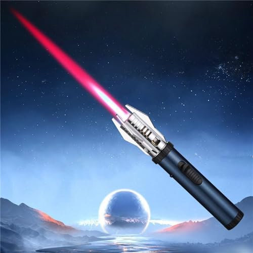 Metal Large Windproof Welding Torch, Blue Flame Lighter - Multifunctional Outdoor Portable Cooking Torch