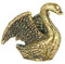 TOPBATHY Sammlerfiguren Auto- 3st Schwan Aus Messing Schwanenstatue Aus Messing Ornamente Vintage- Golddekor Schwanenförmige Figur Desktop-Statue Aus Messing Jahrgang Schmücken Zubehör Schwan Figut
