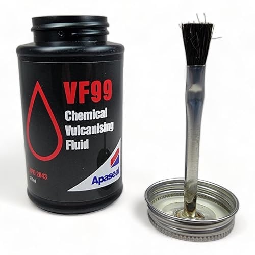 Generic Vulcanising Cement - Tyre Repair Glue With Brush For Tyre Patch Car Van Bike Fluid 235ml